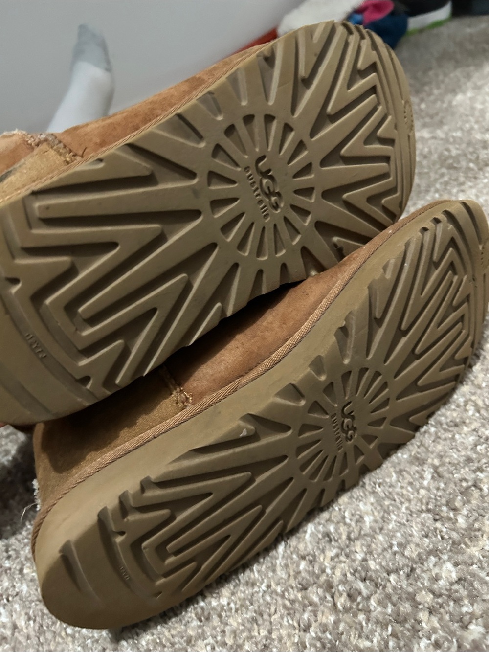 UGG Tall Suede Winter Boots in Chestnut - Picture 3 of 3